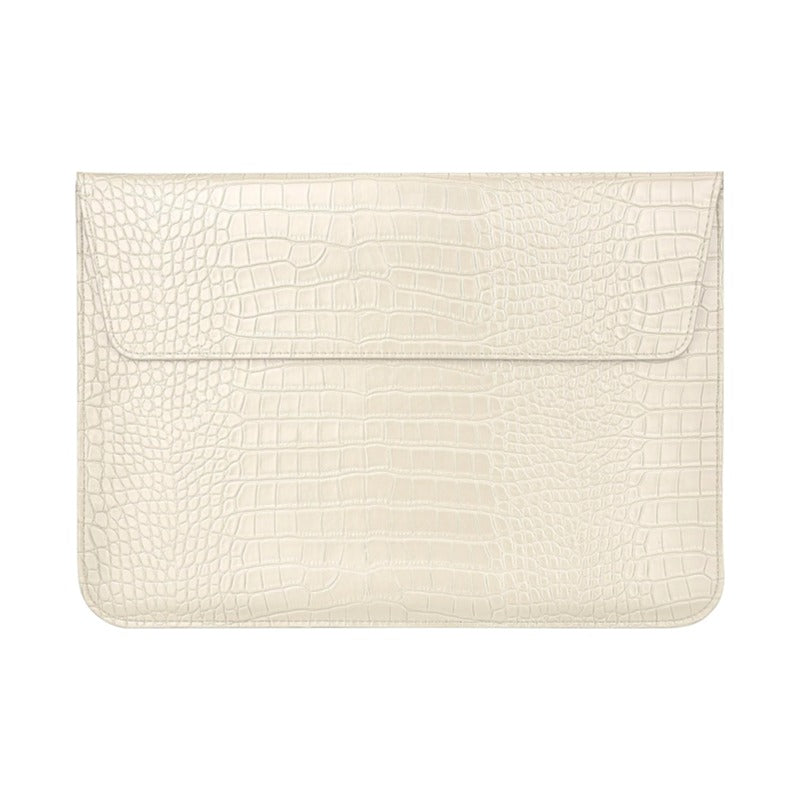 MOSISO Laptop Case,Crocodile Grain PU Leather Flap Case Bag,Compatible with MacBook Neo 13 A18 Pro A3404 Air M4-M1 2026-2016