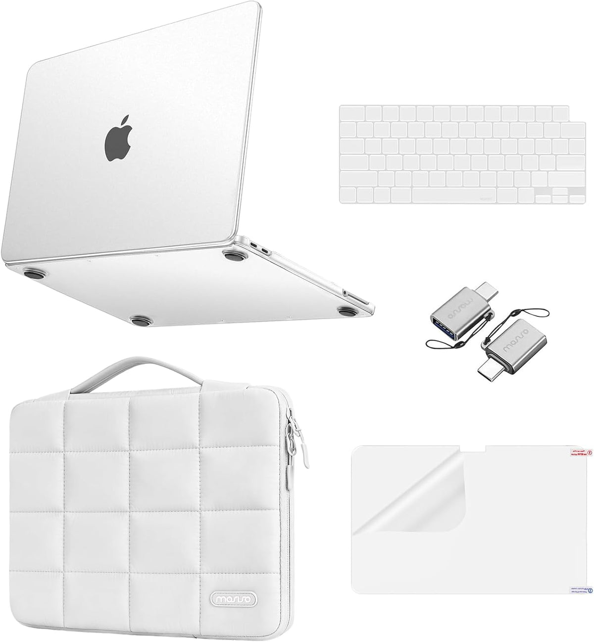 MOSISO Compatible with MacBook Neo Case 13 inch 2026 A3404, Scratch & Fingerprint Resistant Hard Shell, Keyboard Cover, Screen Protector & Puffy Bag