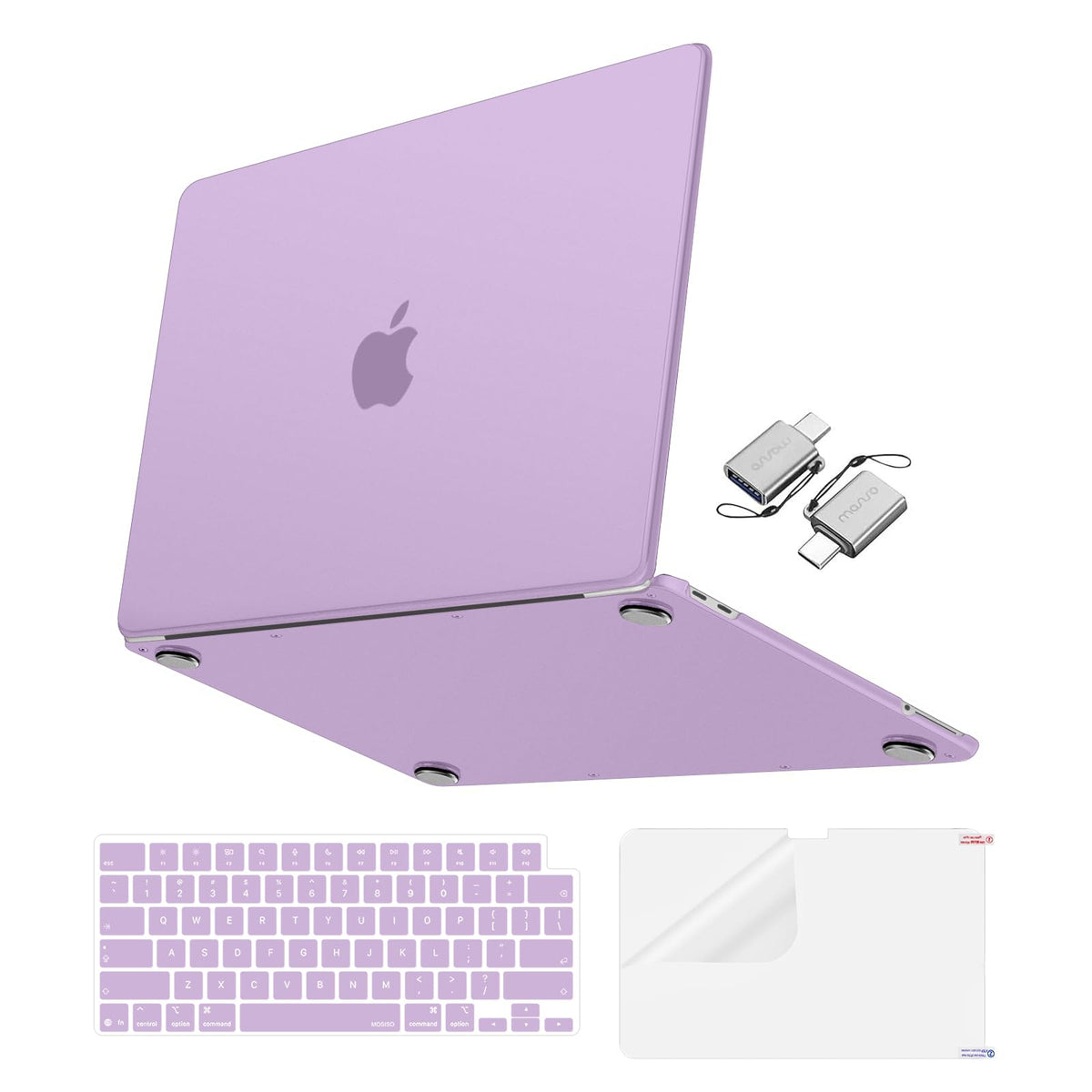 MOSISO Matte Finish Case for MacBook Neo 13 inch 2026 A3404, 4 in 1 Kit Ultra-Thin Scratch & Fingerprint Resistant Protective Hard Shell Cover