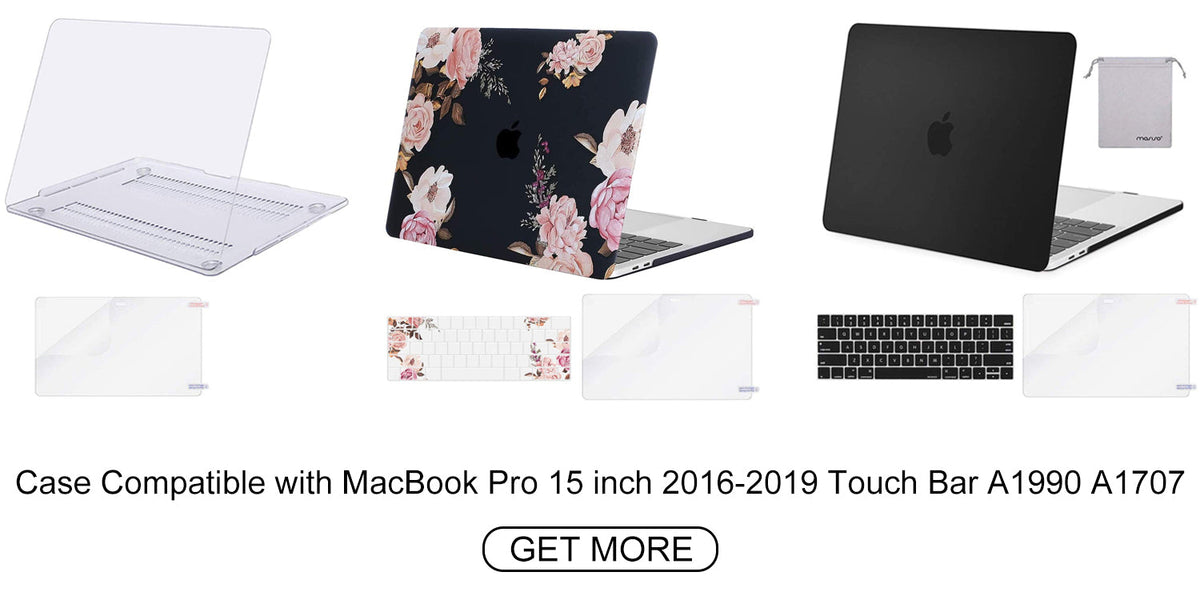 MacBook Pro 15 inch 2016–2019: A1990, A1707 Case