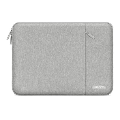MOSISO Polyester Vertical Laptop Sleeve with Large Front Pocket, Slim Shockproof Case Fits 12.3–18.5 Inch MacBook Neo M1-M5 & Windows Chromebook Laptops