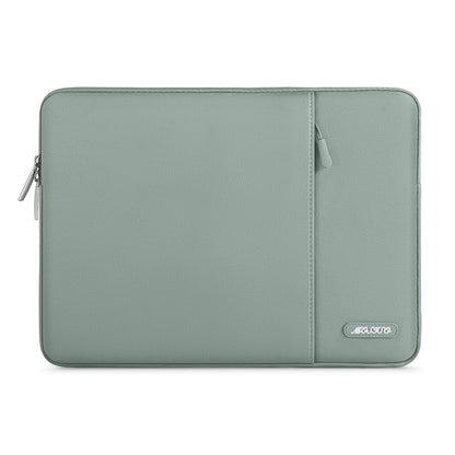 MOSISO Polyester Vertical Laptop Sleeve with Large Front Pocket, Slim Shockproof Case Fits 12.3–18.5 Inch MacBook Neo M1-M5 & Windows Chromebook Laptops