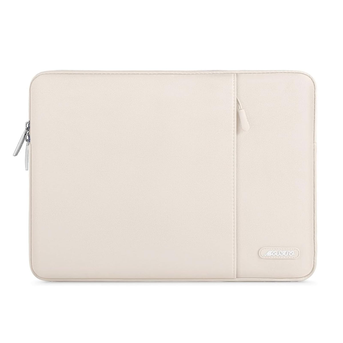 MOSISO Polyester Vertical Laptop Sleeve with Large Front Pocket, Slim Shockproof Case Fits 12.3–18.5 Inch MacBook Neo M1-M5 & Windows Chromebook Laptops