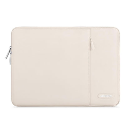 MOSISO Polyester Vertical Laptop Sleeve with Large Front Pocket, Slim Shockproof Case Fits 12.3–18.5 Inch MacBook Neo M1-M5 & Windows Chromebook Laptops