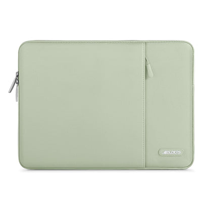 MOSISO Polyester Vertical Laptop Sleeve with Large Front Pocket, Slim Shockproof Case Fits 12.3–18.5 Inch MacBook Neo M1-M5 & Windows Chromebook Laptops