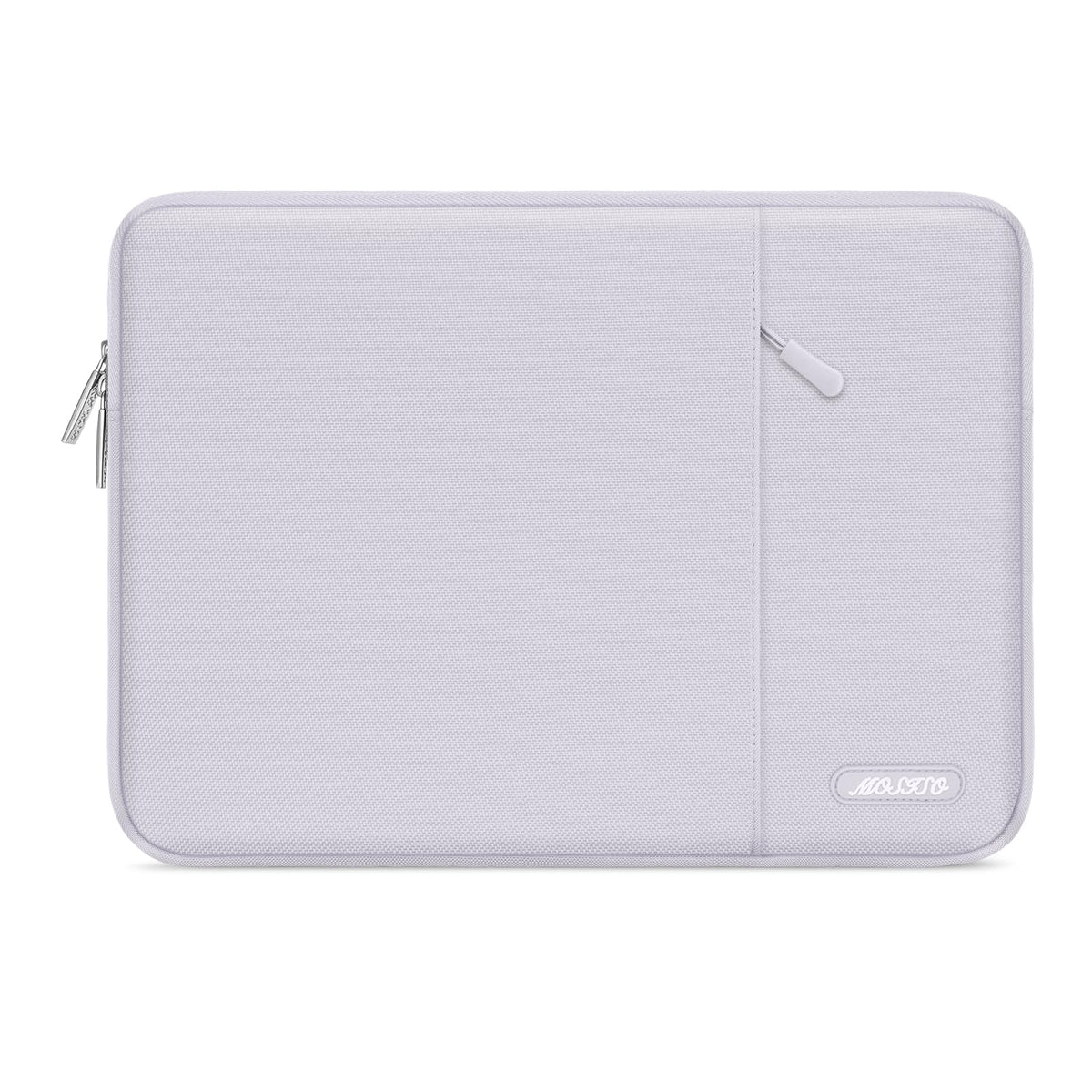 MOSISO Polyester Vertical Laptop Sleeve with Large Front Pocket, Slim Shockproof Case Fits 12.3–18.5 Inch MacBook Neo M1-M5 & Windows Chromebook Laptops