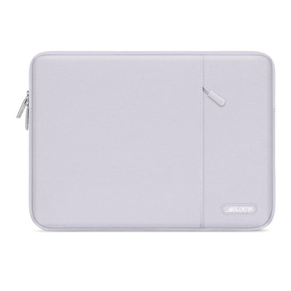 MOSISO Polyester Vertical Laptop Sleeve with Large Front Pocket, Slim Shockproof Case Fits 12.3–18.5 Inch MacBook Neo M1-M5 & Windows Chromebook Laptops