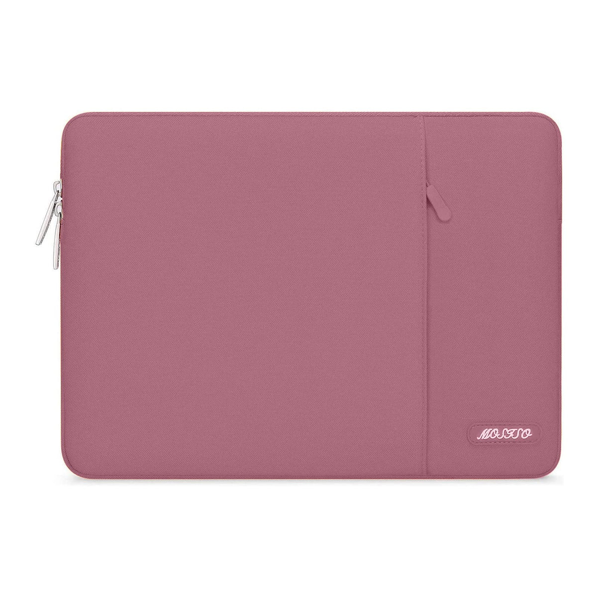 MOSISO Polyester Vertical Laptop Sleeve with Large Front Pocket, Slim Shockproof Case Fits 12.3–18.5 Inch MacBook Neo M1-M5 & Windows Chromebook Laptops