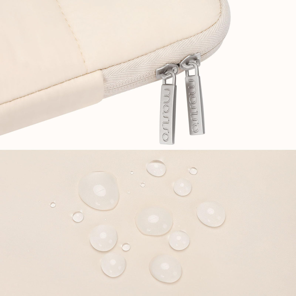 MOSISO Rectangle‑Quilted‑Puffy Tablet Sleeve,11‑Inch &12.9‑13‑Inch, Fits iPad with Magic‑Keyboard Folio