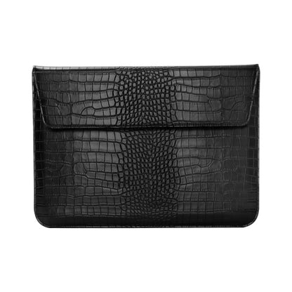 MOSISO Laptop Case,Crocodile Grain PU Leather Flap Case Bag,Compatible with MacBook Neo 13 A18 Pro A3404 Air M4-M1 2026-2016