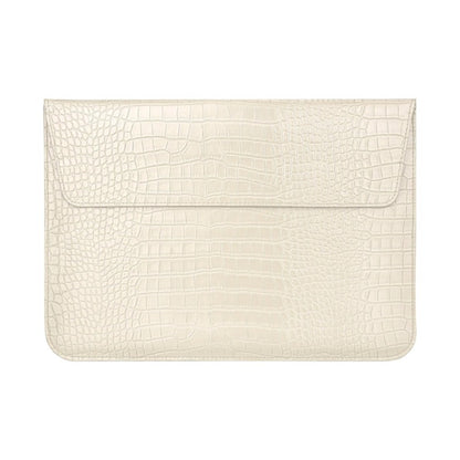 MOSISO Laptop Case,Crocodile Grain PU Leather Flap Case Bag,Compatible with MacBook Neo 13 A18 Pro A3404 Air M4-M1 2026-2016