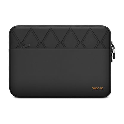 MOSISO Rhombus Padded Laptop Sleeve, 13-13.3 Inch, Top-Loading Zipper, Front Horizontal Pocket & Rear Trolley Sleeve