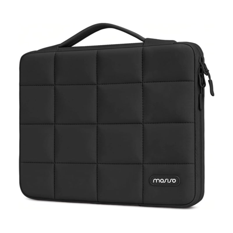 MOSISO 360 Laptop Sleeve 13 Inch, Shockproof Notebook Bag Compatible with MacBook Air/Pro, Surface Pro, Dell XPS 13, Case with Handle & Luggage Strap