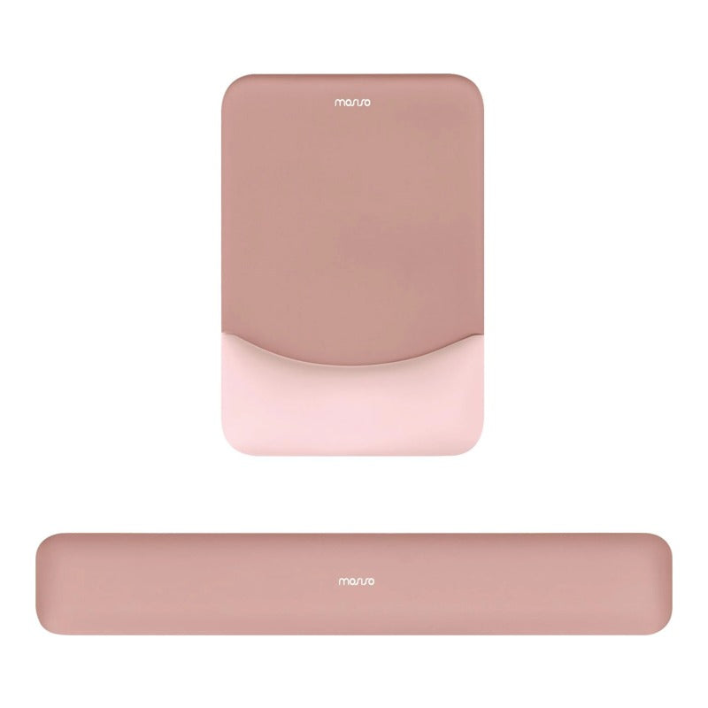 MOSISO Ergonomic Keyboard & Mouse Wrist Rest Set — Memory Foam Cushion with Non-Slip Base for Office, Gaming & Typing Pain Relief