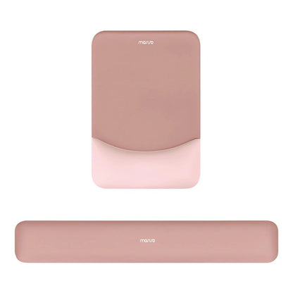 MOSISO Ergonomic Keyboard & Mouse Wrist Rest Set — Memory Foam Cushion with Non-Slip Base for Office, Gaming & Typing Pain Relief