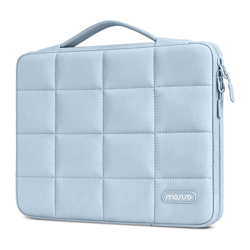 MOSISO 360 Laptop Sleeve 13 Inch, Shockproof Notebook Bag Compatible with MacBook Air/Pro, Surface Pro, Dell XPS 13, Case with Handle & Luggage Strap