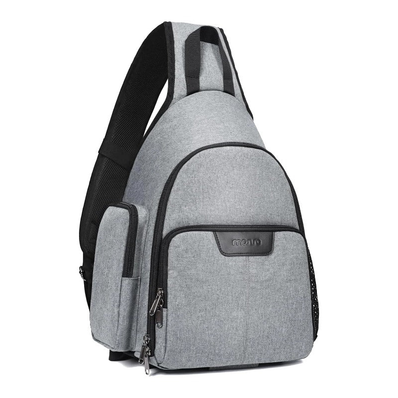 MOSISO Camera Sling Backpack, DSLR Mirrorless Bag with Modular Inserts, Tripod Holder & Waterproof Rain Cover, Fits Camera Lenses for Travel Shooting