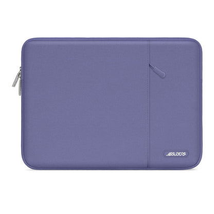 MOSISO Polyester Vertical Laptop Sleeve with Large Front Pocket, Slim Shockproof Case Fits 12.3–18.5 Inch MacBook Neo M1-M5 & Windows Chromebook Laptops