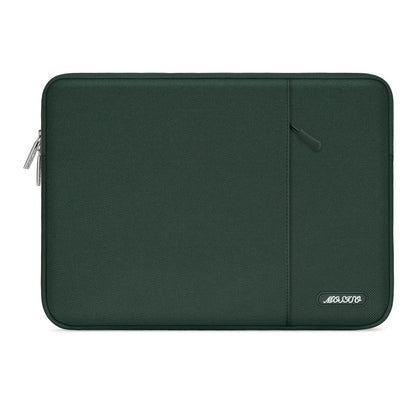 MOSISO Polyester Vertical Laptop Sleeve with Large Front Pocket, Slim Shockproof Case Fits 12.3–18.5 Inch MacBook Neo M1-M5 & Windows Chromebook Laptops
