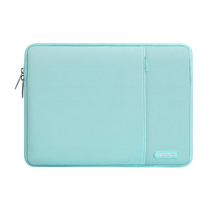 MOSISO Polyester Vertical Laptop Sleeve with Large Front Pocket, Slim Shockproof Case Fits 12.3–18.5 Inch MacBook Neo M1-M5 & Windows Chromebook Laptops