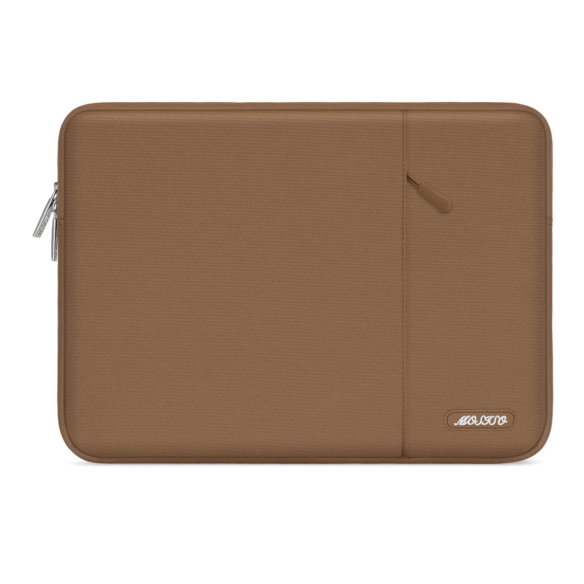 MOSISO Polyester Vertical Laptop Sleeve with Large Front Pocket, Slim Shockproof Case Fits 12.3–18.5 Inch MacBook Neo M1-M5 & Windows Chromebook Laptops