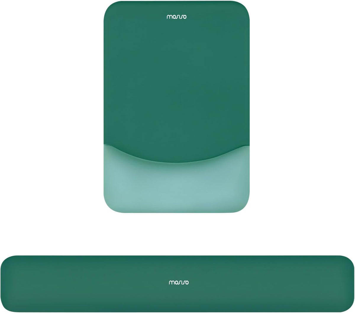 MOSISO Ergonomic Keyboard & Mouse Wrist Rest Set — Memory Foam Cushion with Non-Slip Base for Office, Gaming & Typing Pain Relief