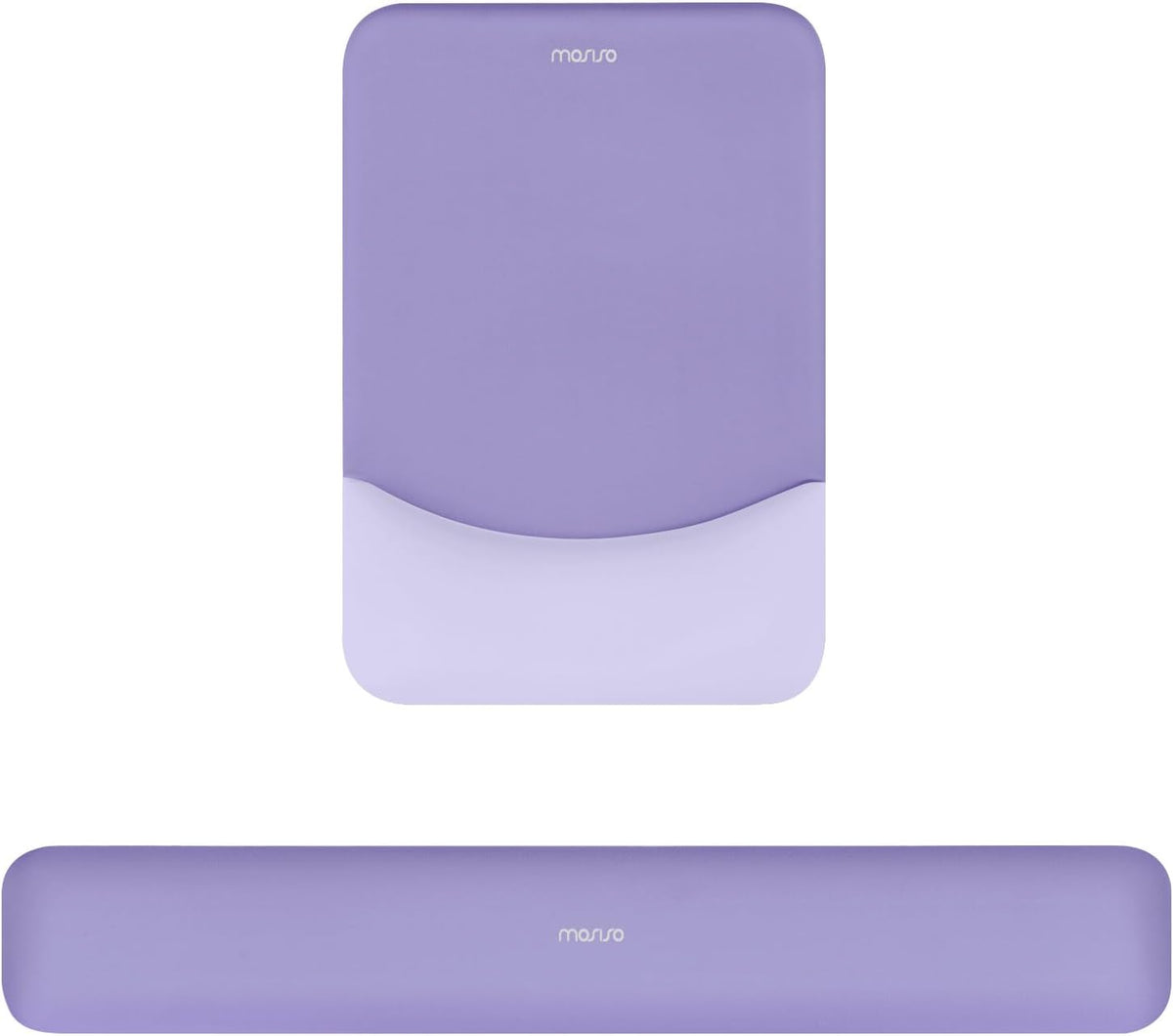 MOSISO Ergonomic Keyboard & Mouse Wrist Rest Set — Memory Foam Cushion with Non-Slip Base for Office, Gaming & Typing Pain Relief
