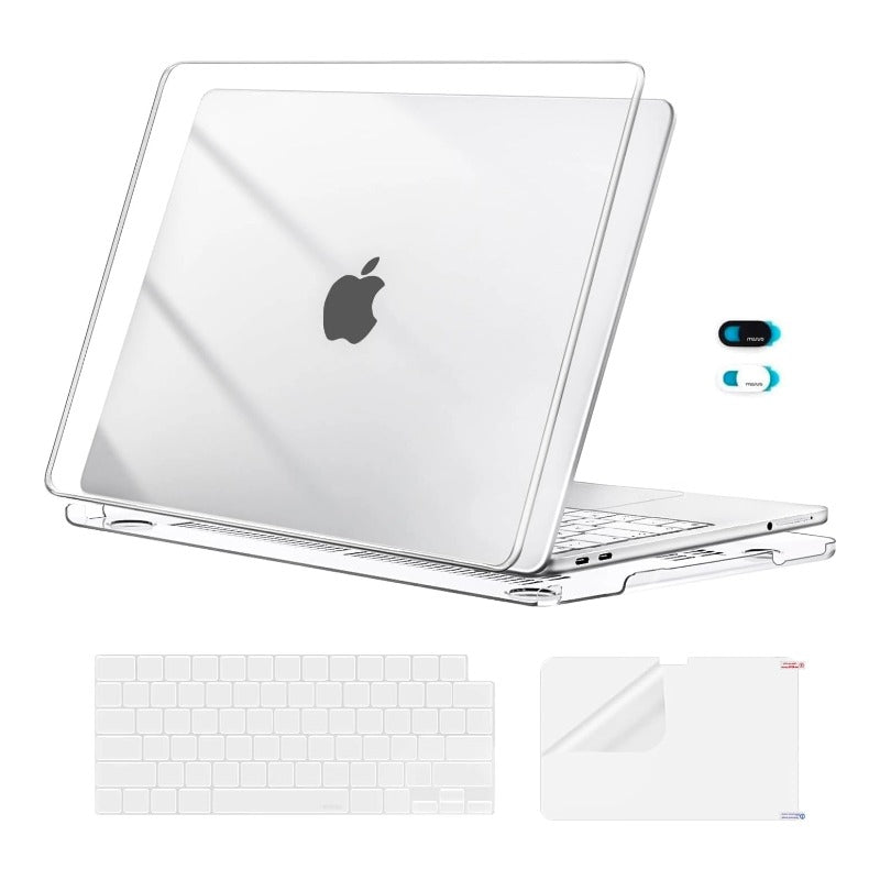 MOSISO Cover Compatible with MacBook Neo Case 13 inch 2026 Release Model A3404 with A18 Pro Chip, Crack-Resistant Protective Hard Shell&Keyboard Cover&Screen Film&Webcam Cover