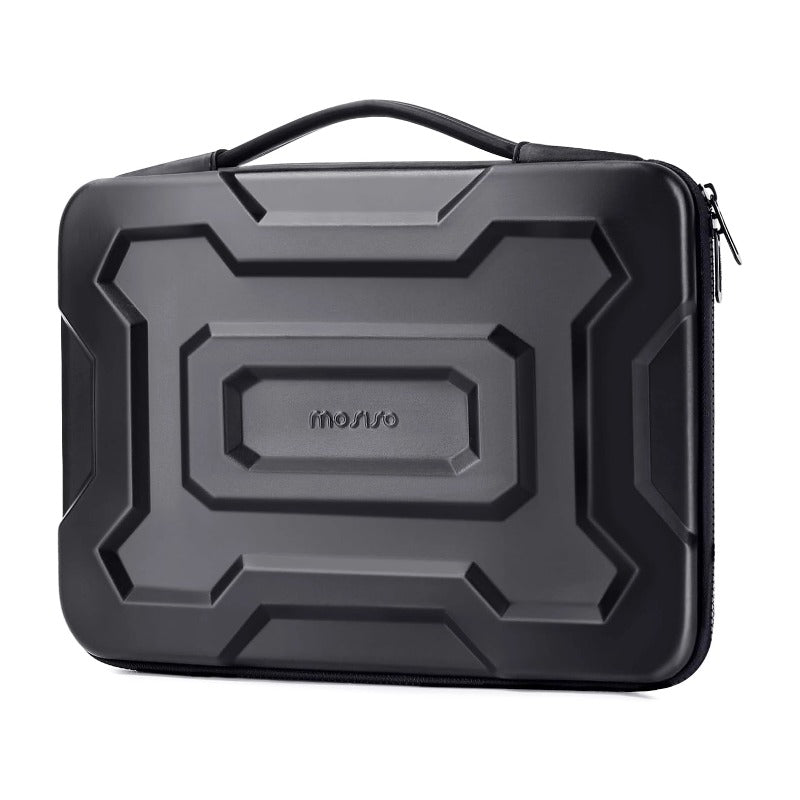 MOSISO Mechanical Geometric EVA Hard Shell Laptop Carry Case with PU Handle, Shockproof Waterproof, Fits 13.3–15.6 Inch MacBook HP Dell Notebook