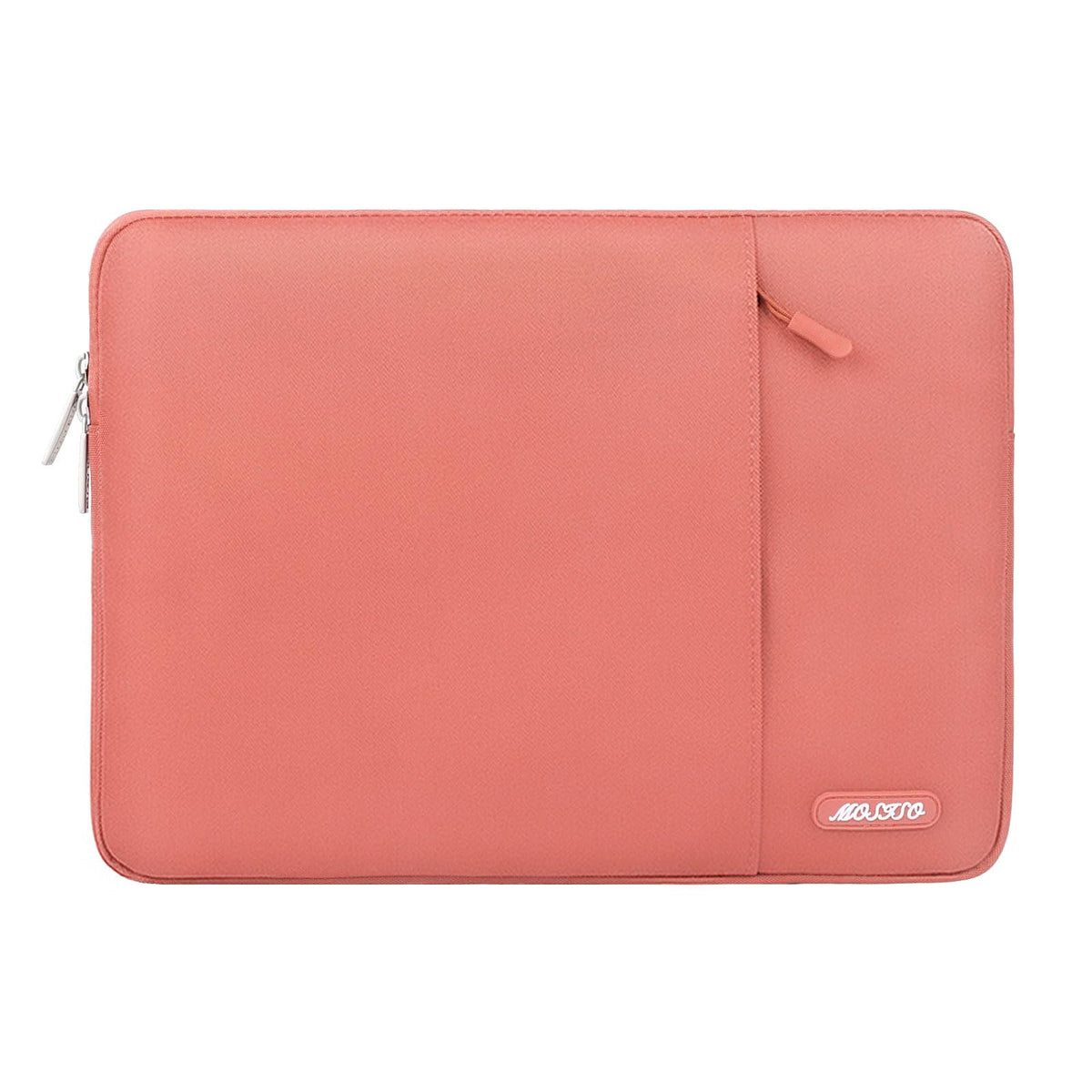 MOSISO Polyester Vertical Laptop Sleeve with Large Front Pocket, Slim Shockproof Case Fits 12.3–18.5 Inch MacBook Neo M1-M5 & Windows Chromebook Laptops