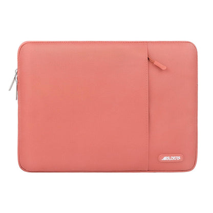 MOSISO Polyester Vertical Laptop Sleeve with Large Front Pocket, Slim Shockproof Case Fits 12.3–18.5 Inch MacBook Neo M1-M5 & Windows Chromebook Laptops