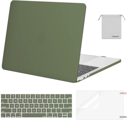 MOSISO Compatible with MacBook Pro 13 inch Case M2/M1 2016-2026 A2338 A2251 A2289 A2159 A1989 A1708 A1706,Plastic Hard Shell&Keyboard Cover&Screen Film&Storage Bag