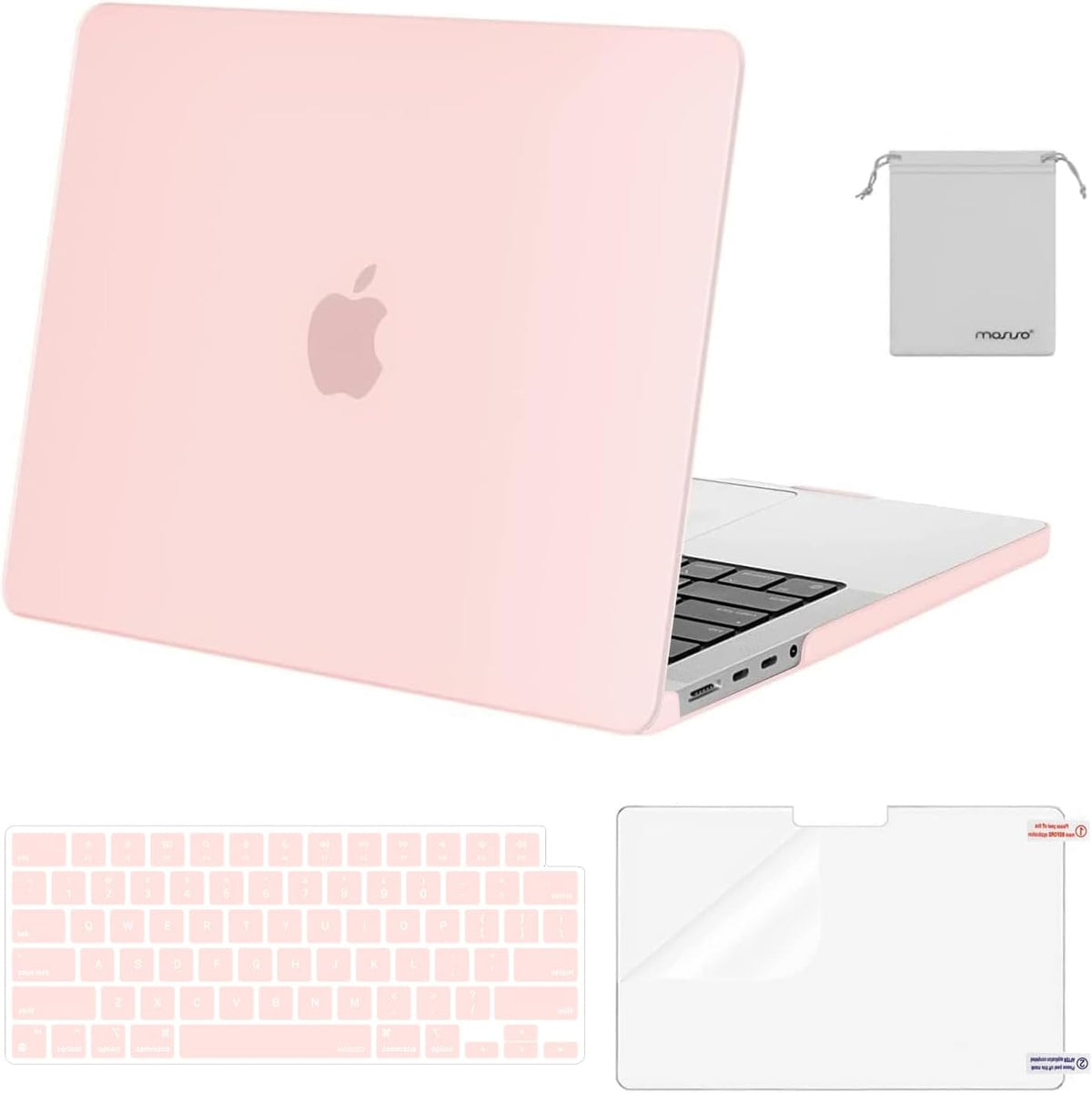 MOSISO Compatible with MacBook Pro 14 inch Case M5-M1 2026-2021 A3427 A3426 A3434 A3112 A3185 A3401 A2918 A2992 A2779 A2442,Hard Case&Keyboard Skin&ScreenFilm&Pouch