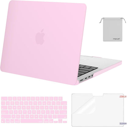 MOSISO Compatible with MacBook Pro 14 inch Case M5-M1 2026-2021 A3427 A3426 A3434 A3112 A3185 A3401 A2918 A2992 A2779 A2442,Hard Case&Keyboard Skin&ScreenFilm&Pouch