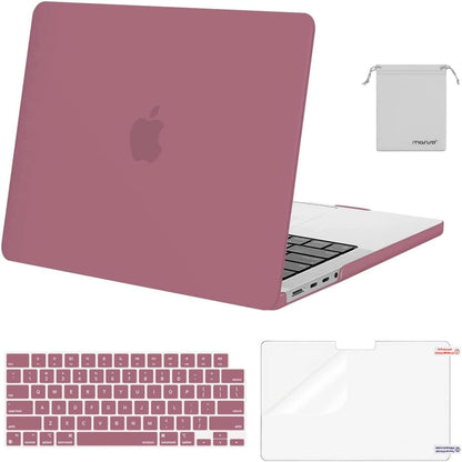 MOSISO Compatible with MacBook Pro 14 inch Case M5-M1 2026-2021 A3427 A3426 A3434 A3112 A3185 A3401 A2918 A2992 A2779 A2442,Hard Case&Keyboard Skin&ScreenFilm&Pouch