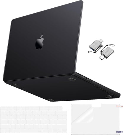 MOSISO 4 in 1 Anti-Fingerprint Hard Shell Case Compatible with MacBook Pro 16 Inch M5-M1 Seamless Snap-On Anti-Crack Protective Kit