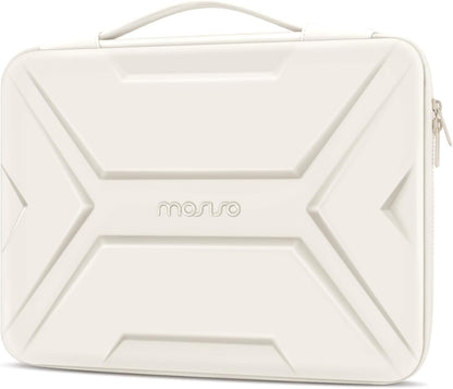 MOSISO X Geometric EVA Hard Shell Laptop Carry Case with PU Handle, Shockproof Waterproof, Fits 13-17.3 Inch MacBook HP Dell Lenovo Notebook