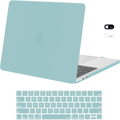 MOSISO Compatible with MacBook Pro 13 inch Case M2/M1 2016-2026, Shockproof & Anti-Scratch Plastic Hard Case, Keyboard Skin & Webcam Cover