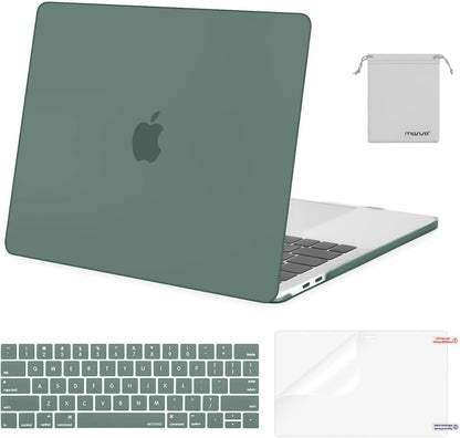 MOSISO Compatible with MacBook Pro 13 inch Case M2/M1 2016-2026 A2338 A2251 A2289 A2159 A1989 A1708 A1706,Plastic Hard Shell&Keyboard Cover&Screen Film&Storage Bag
