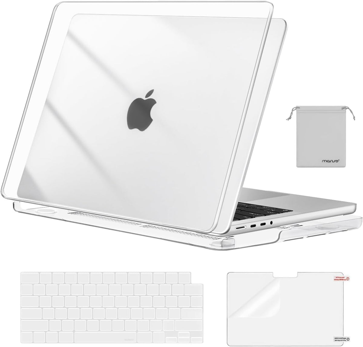 MOSISO Compatible with MacBook Pro 14 inch Case M5-M1 2026-2021 A3427 A3426 A3434 A3112 A3185 A3401 A2918 A2992 A2779 A2442,Hard Case&Keyboard Skin&ScreenFilm&Pouch