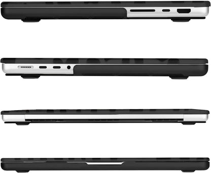 MOSISO Compatible with MacBook Pro 16 inch Case M5-M1 2026-2021 A3429 A3428 A3403 A3186 A2991 A2780 A2485 Pro Max Chip,Leopard Grain Hard Case&Keyboard Cover&Screen Film