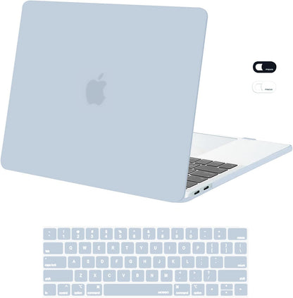 MOSISO Compatible with MacBook Pro 13 inch Case M2/M1 2016-2026, Shockproof & Anti-Scratch Plastic Hard Case, Keyboard Skin & Webcam Cover