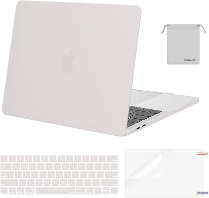 MOSISO Compatible with MacBook Pro 13 inch Case M2/M1 2016-2026 A2338 A2251 A2289 A2159 A1989 A1708 A1706,Plastic Hard Shell&Keyboard Cover&Screen Film&Storage Bag