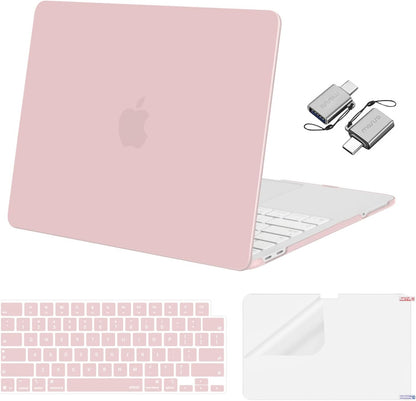 MOSISO Crack-Resistant Cover for MacBook Neo Case 13 inch 2026 A3404 A18 Pro, Protective Hard Shell, Keyboard Cover, Screen Film & Type-C