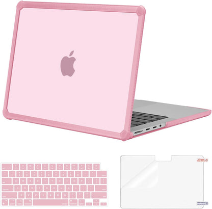 MOSISO Compatible with MacBook Pro 14 inch Case 2021-2026 M5-M1, 3 in 1 Kit Anti-Crack, Shockproof, Scratch-Resistant Slim Hard Shell with TPU Bumper