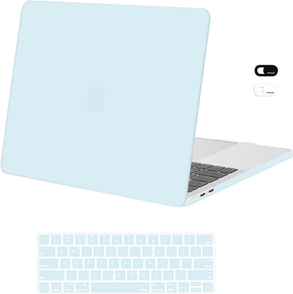 MOSISO Compatible with MacBook Pro 13 inch Case M2/M1 2016-2026, Shockproof & Anti-Scratch Plastic Hard Case, Keyboard Skin & Webcam Cover