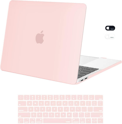 MOSISO Compatible with MacBook Pro 13 inch Case M2/M1 2016-2026, Shockproof & Anti-Scratch Plastic Hard Case, Keyboard Skin & Webcam Cover