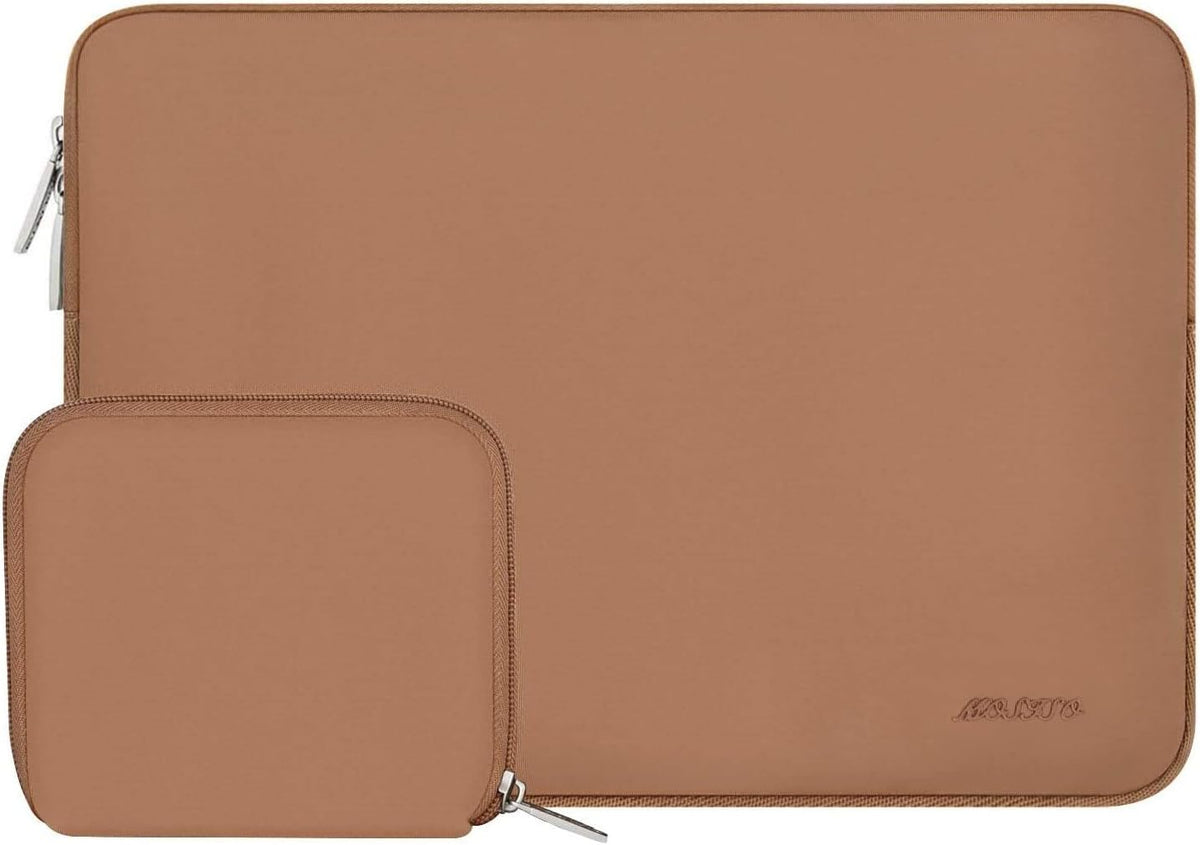 MOSISO Universal Neoprene Laptop Sleeve with Matching Small Accessory Pouch, Shockproof Water Resistant Notebook Case Fits 12.3–18.5 Inch Mac & Windows Laptops