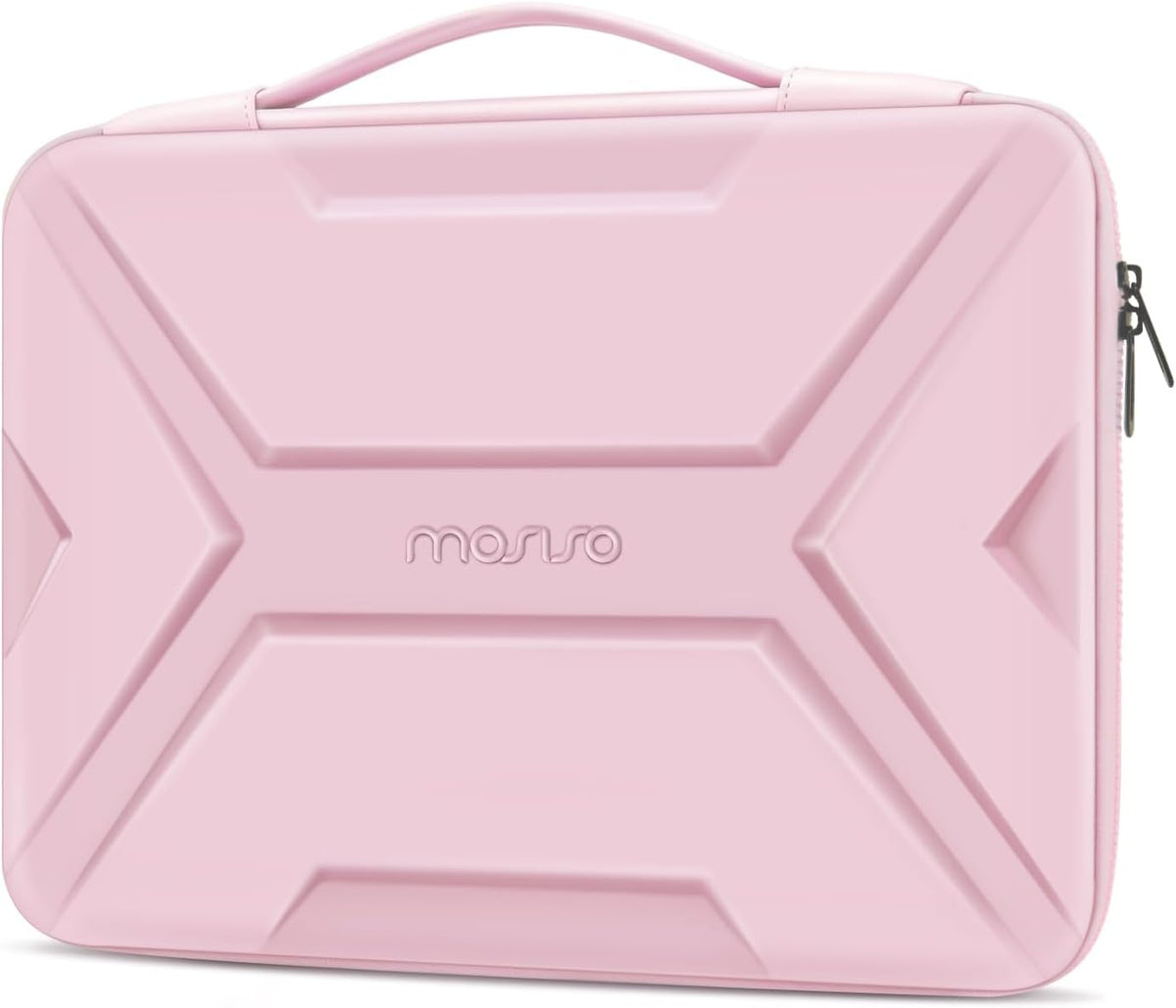 MOSISO X Geometric EVA Hard Shell Laptop Carry Case with PU Handle, Shockproof Waterproof, Fits 13-17.3 Inch MacBook HP Dell Lenovo Notebook