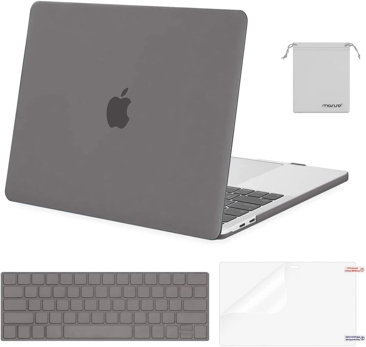 MOSISO Compatible with MacBook Pro 13 inch Case M2/M1 2016-2026 A2338 A2251 A2289 A2159 A1989 A1708 A1706,Plastic Hard Shell&Keyboard Cover&Screen Film&Storage Bag